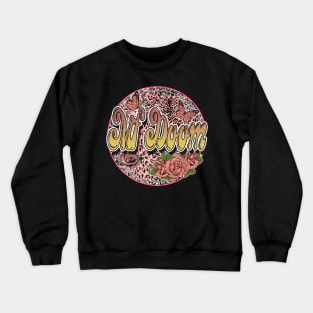 Graphic Mf Proud Doom Name Flower Birthday 70s 80s 90s Vintage Styles Crewneck Sweatshirt